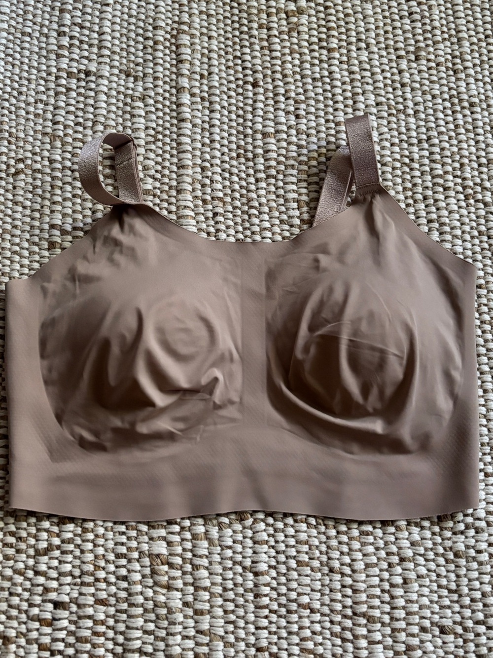 Seamless Brown Wireless Comfort Bra